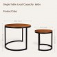 Coffee Table for Living Room, Set of 2